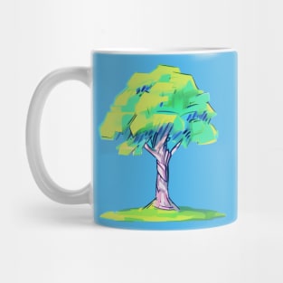 Save the Earth Digital Tree Sketch (MD23ERD009) Mug